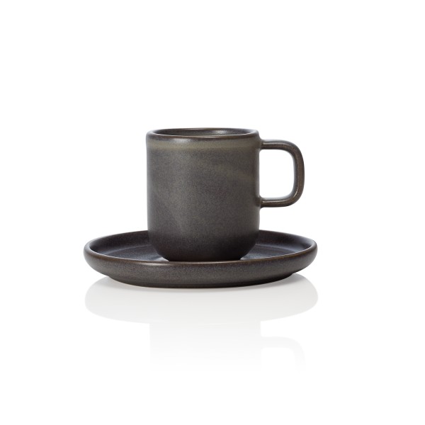 "ONE Stone Grey" Espressotasse mit Untertasse