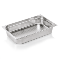 GN Behälter, Edelstahl, Boden & Seiten gelocht, GN 1/1, 100 mm, ECO Line GN Behälter, Edelstahl, Boden & Seiten gelocht, GN 1/1, 100 mm, ECO Line