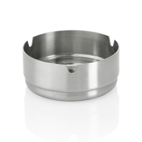 Aschenbecher aus Edelstahl, Ø 120 mm, runde Form Aschenbecher aus Edelstahl, Ø 120 mm, runde Form