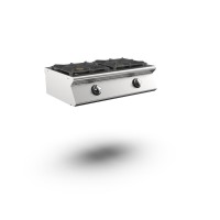 STOCK 2-Flammen-Gasherd, quer eingebaut, Geräteoberteil STOCK 2-Flammen-Gasherd, quer eingebaut, Geräteoberteil