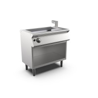STOCK Gas-Griddleplatte, quer eingebaut, einseitig bedienbar, glatt, hartverchromt hochglänzend poli STOCK Gas-Griddleplatte, quer eingebaut, einseitig bedienbar, glatt, hartverchromt hochglänzend poli