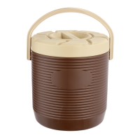 Thermo-Speisetransportbehälter, 12 Liter, Innenbehälter Edelstahl, Farbe braun Thermo-Speisetransportbehälter, 12 Liter, Innenbehälter Edelstahl, Farbe braun