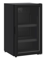 Gewerbe-Kühlschrank mit Glastür, 136 Liter, Tischgerät, +4 bis +10°C, Kühlmittel R600 A Gewerbe-Kühlschrank mit Glastür, 136 Liter, Tischgerät, +4 bis +10°C, Kühlmittel R600 A
