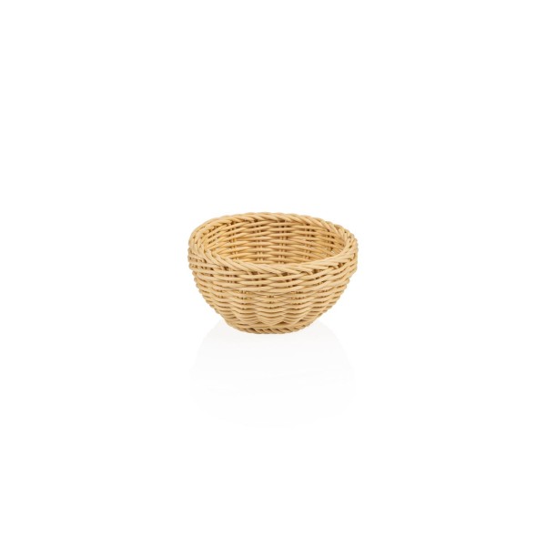 Tischkorb, stapelbar, spülmaschinenfest, BPA-frei, Ø 160 x H 80 mm, beige