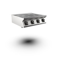 STOCK 4-Zonen-Elektro-Induktionsherd, Geräteoberteil STOCK 4-Zonen-Elektro-Induktionsherd, Geräteoberteil