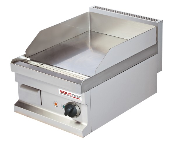 Elektro-Bratplatte (glatt),hartverchromt, Geräteoberteil , 1 Heizzone - SOLOTEC 600