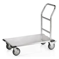Vorschau: Transportwagen, Edelstahl, bis 180 kg Vorschau: Transportwagen, Edelstahl, bis 180 kg
