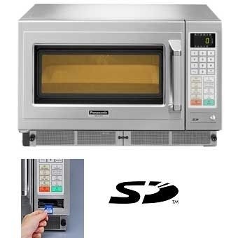 Panasonic Kombinations-Mikrowellengerät 1350 W, Grill/Umluft-Grill/Heißluft, Garraum 30 L., mit SD K