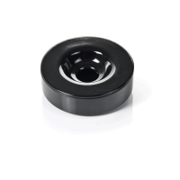 Windaschenbecher aus Melamin, Ø 100 mm, schwarz, glänzend Windaschenbecher aus Melamin, Ø 100 mm, schwarz, glänzend