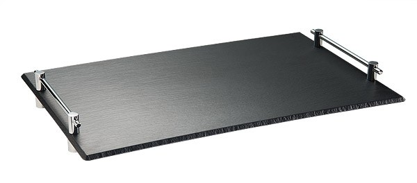 Platte "Slate Hochstapler", Melamin, schwarz, GN 1/1