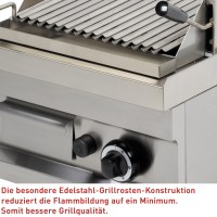 Vorschau: Gas Lavasteingrill, Geräteoberteil - SOLOTEC 600 Vorschau: Gas Lavasteingrill, Geräteoberteil - SOLOTEC 600