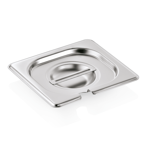 GN Deckel 1/6 mit Löffelaussparung