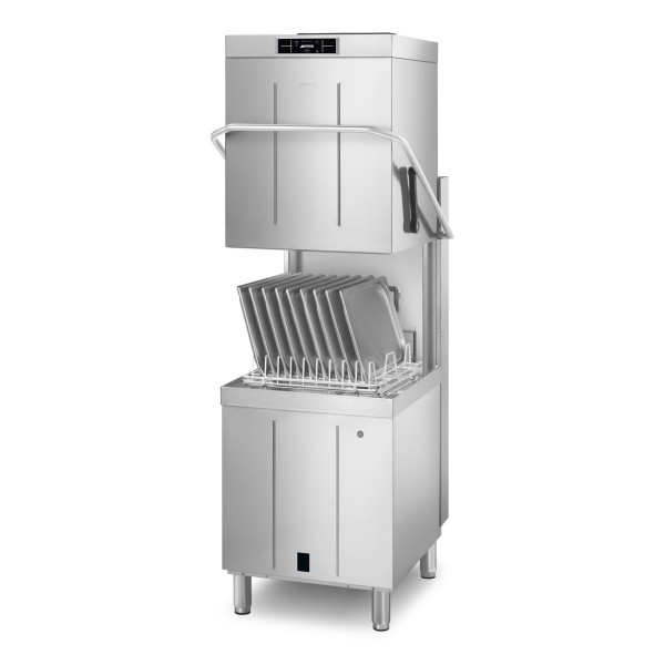 Premium Haubenspülmaschine Korbgröße 500 x 500 mm, Wärmerückgewinnung, HTR System, TFT, Enthärter