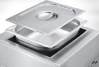 Hochleistungs Gasgrill Gastro mit Doppel-Warmhaltekammer für bis 850°C