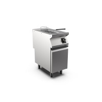 STOCK Elektro-Fritteuse, 1 Becken 10 Liter, Standgerät mit Schrankunterbau STOCK Elektro-Fritteuse, 1 Becken 10 Liter, Standgerät mit Schrankunterbau