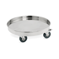 Transporttrolley für Abfallbehälter 192-4452400, Edelstahl Transporttrolley für Abfallbehälter 192-4452400, Edelstahl