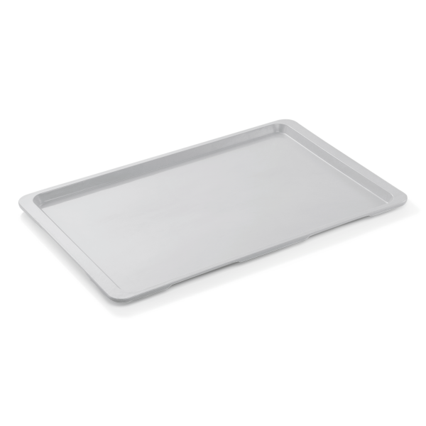Euronormtablett, 53 x 37 cm, lichtgrau, Polyester