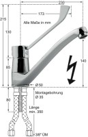 Vorschau: Hebelmischer-Einlochbatterie 1/2" für drucklose Warmwasserspeicher Vorschau: Hebelmischer-Einlochbatterie 1/2" für drucklose Warmwasserspeicher