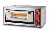ECCO Pizzaofen, 1 Backkammer für je 4 Bleche Ø 300 mm, Schamottsteinboden, ohne analoge Temperaturan ECCO Pizzaofen, 1 Backkammer für je 4 Bleche Ø 300 mm, Schamottsteinboden, ohne analoge Temperaturan