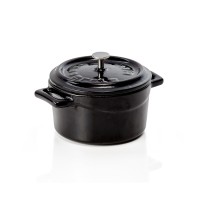 Kokotte EisenStil, rund, 0,35 Liter, Gußeisen, schwarz Kokotte EisenStil, rund, 0,35 Liter, Gußeisen, schwarz