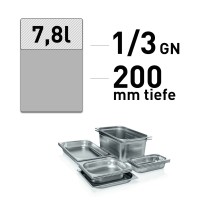 GN-Behälter, Edelstahl, Boden & Seiten gelocht, GN 1/3, 200 mm GN-Behälter, Edelstahl, Boden & Seiten gelocht, GN 1/3, 200 mm