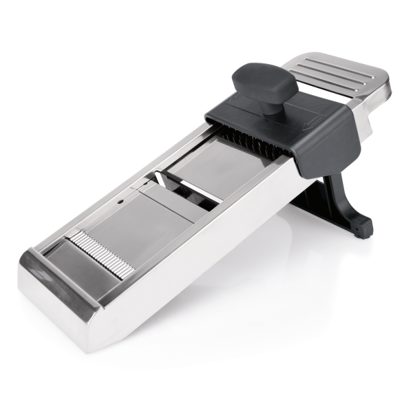 Gemüsehobel "Mandoline", Edelstahl, einfache Ausführung, Abm. 40x13,5 cm