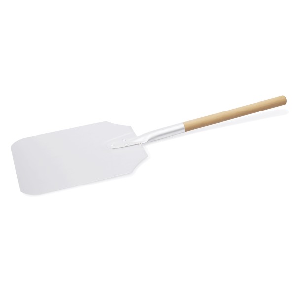 Pizzaschaufel - Aluminium - mit Holzgriff