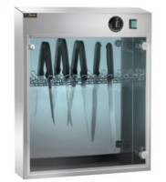 Messersterilisator für bis zu 14 Messer, mit UV-Technologie Messersterilisator für bis zu 14 Messer, mit UV-Technologie