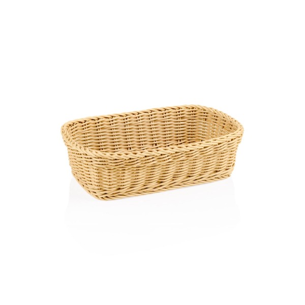 Tischkorb, stapelbar, spülmaschinenfest, BPA-frei, 310 x 210 x90 mm, beige