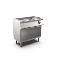 STOCK Elektro-Grillplatte, quer eingebaut, einseitig bedienbar, 2/3 glatt 1/3 gerillt, hartverchromt STOCK Elektro-Grillplatte, quer eingebaut, einseitig bedienbar, 2/3 glatt 1/3 gerillt, hartverchromt