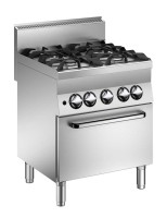 STOCK 4 Flammen Gas-Herd mit Elektro-Backofen STOCK 4 Flammen Gas-Herd mit Elektro-Backofen