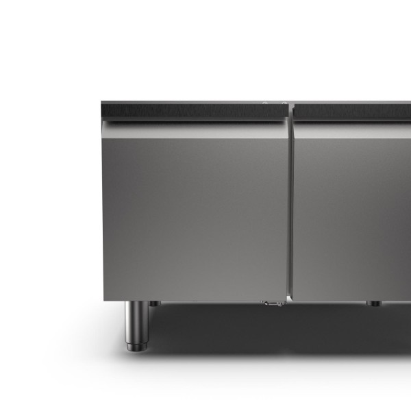 Edelstahl-Einzelschublade, hoch, für STOCK Kühlunterbau -2 bis +8 °C, montiert geliefert