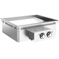 STOCK Einbau-Elektro-Griddleplatte, hartverchromt, glatt, 10,8 kW STOCK Einbau-Elektro-Griddleplatte, hartverchromt, glatt, 10,8 kW
