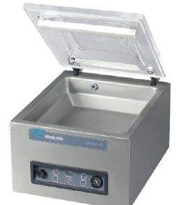 Kammer-Vakuumiergerät mit tiefgezogener Edelstahl-Kammer für optimale Hygiene