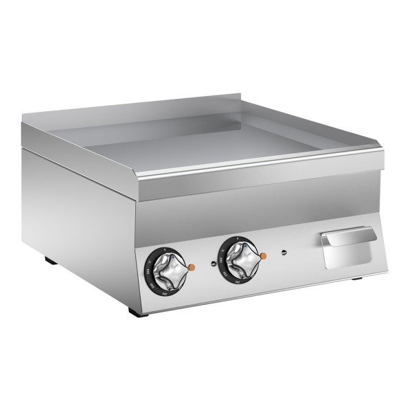 STOCK Elektro-Grillplatte, glatte hartverchromte Fläche, Geräteoberteil