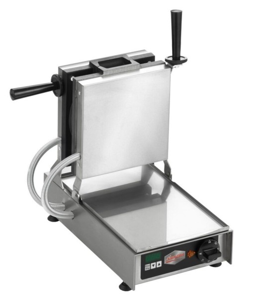Vertikal-Backsystem, perfekte Waffeln in Form und Farbe, mit Sicherheitsverschluss und Digitaltimer