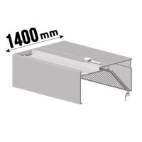 Wandhaube, Kastenform, mit Flammschutzfilter Typ B, 1400 mm tief Wandhaube, Kastenform, mit Flammschutzfilter Typ B, 1400 mm tief
