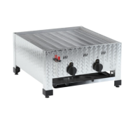 Gastro Gasgrill, 8,0 kW, Tischgerät, 2 Zonen Gastro Gasgrill, 8,0 kW, Tischgerät, 2 Zonen