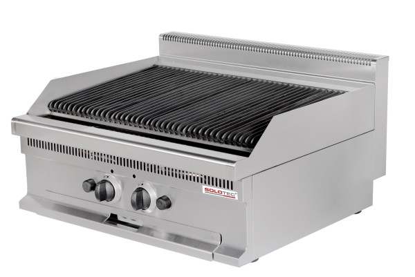 Gas-Wassergrill, 2 x 4,8 kW, Geräteoberteil - SOLOTEC 600