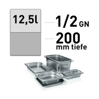 GN-Behälter, Edelstahl, Boden & Seiten gelocht, GN 1/2, 200 mm GN-Behälter, Edelstahl, Boden & Seiten gelocht, GN 1/2, 200 mm
