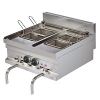 Elektro-Pastakocher, Geräteoberteil, 2 Becken je 14 Liter - SOLOTEC 600 Elektro-Pastakocher, Geräteoberteil, 2 Becken je 14 Liter - SOLOTEC 600