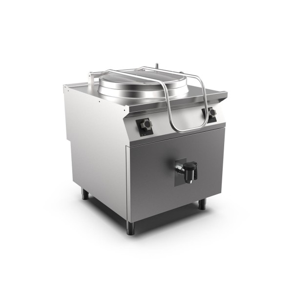 STOCK Elektro-Kochkessel 100 l, indirekt beheizt, mit Kondensatablassventil, Standgerät