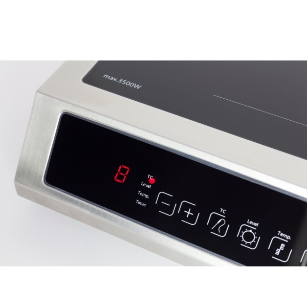 Induktionskochfeld Gastro, Tischgerät, 1 Kochstelle, inkl. Präzisionsthermometer