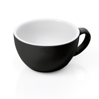 Cappuccino-Tasse, Porzellan, schwarz, Ø 95 mm, 200 ml Cappuccino-Tasse, Porzellan, schwarz, Ø 95 mm, 200 ml
