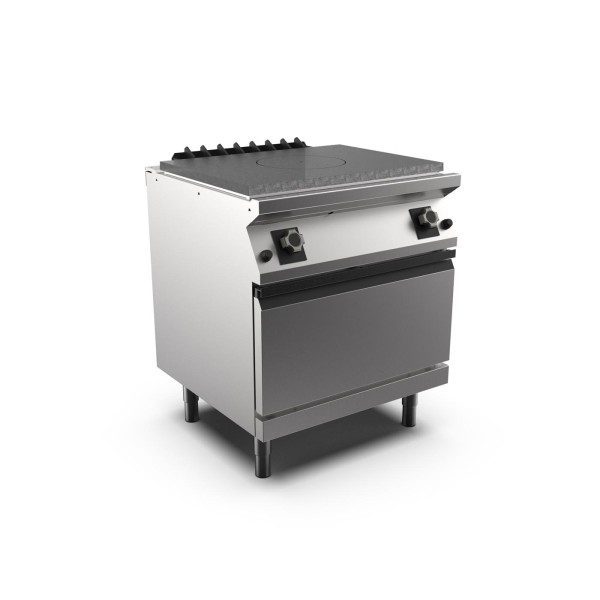 STOCK Gas-Glühplattenherd mit Gas-Backofen
