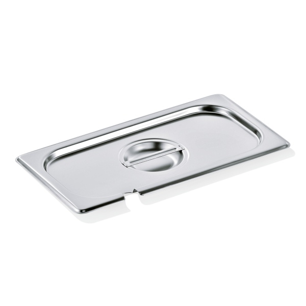 GN Deckel 1/3 mit Löffelaussparung