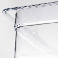 Vorschau: Gastronormbehälter, Polycarbonat, GN 1/1, 200 mm hoch, 26 Liter Volumen Vorschau: Gastronormbehälter, Polycarbonat, GN 1/1, 200 mm hoch, 26 Liter Volumen