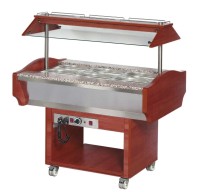 SOLOTEC Warmbuffet 3/1 GN, in Mahagonioptik SOLOTEC Warmbuffet 3/1 GN, in Mahagonioptik