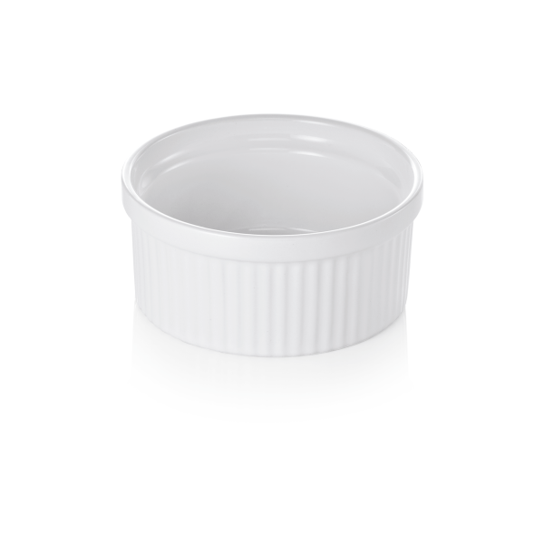 Pastetenförmchen / Ragout-Fin-Förmchen, Porzellan, weiß, 305 ml