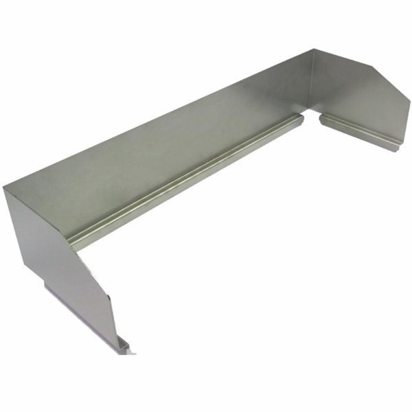 Rückseitiger Spritzschutz für STOCK Premium 1100 Grillplatte 900 mm breit